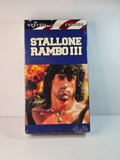 Special Edition Stallone Rambo III VHS new and sealed