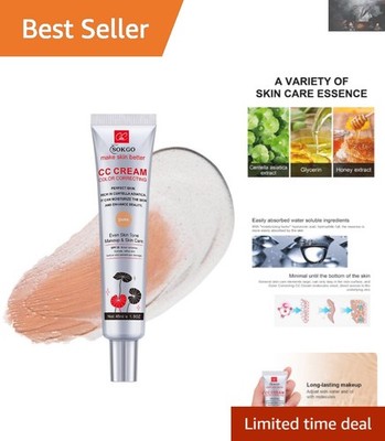 Color Correcting Foundation Cream with SPF 25 - Dark & Light Shades Available