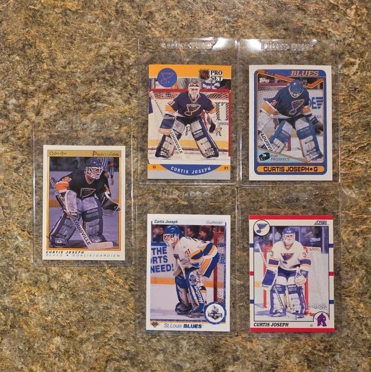 Curtis Joseph #51 Hockey Cards 1990 O-Pee-Chee Premier trading card — raw and PSA graded price guide