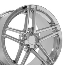 5342 Chrome 18x9.5 19x10 Inch Wheels Set Fit C6 Base Corvette - C6 Z06 Wheels 5342 Chrome 18x9.5 19x10 Inch Wheels Set Fit C6 Base Corvette - C6 Z06 Wheels