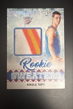 2024-25 Panini Nba Hoops - Rookie Sweaters Nikola Topic #RSW-TOP (MEM, RC)