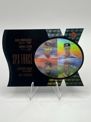 1997 SP - Spx Force Derek Jeter, Alex Rodriguez, Chipper Jones #6 /500