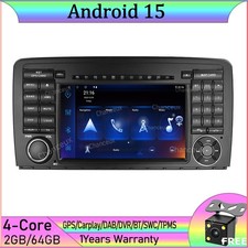 7"Android 15 Autoradio Carplay GPS SAT Navi DAB For Mercedes R-Klasse W251 06-12 7"Android 15 Autoradio Carplay GPS SAT Navi DAB For Mercedes R-Klasse W251 06-12