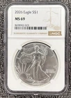 2026 American Silver Eagle 1oz  NGC MS69