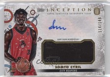 2022-23 Topps Inception OTE Overtime Elite Relic 114/149 Somto Cyril Auto 1u6