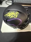 Adrian Peterson Autographed Minnesota Vikings Eclipse Mini Helmet Beckett COA