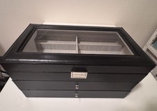 18 Slot Eyeglass/Sunglasses Storage Box, 3 Layered Organizer Case. FREE SHIPPING
