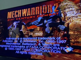 MechWarrior 2 Sega Saturn Complete w/ Manual Tested Working Regis Card