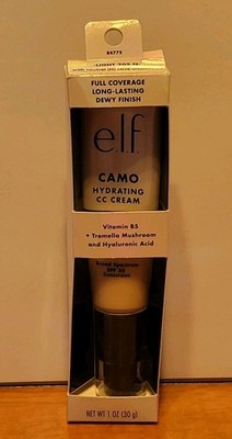e.l.f. Hydrating Camo CC Cream SPF 30 Color Correcting Full Coverage Foundati...