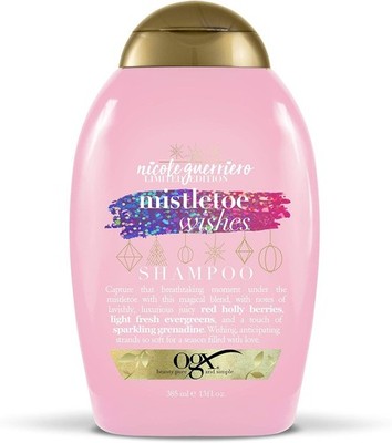 OGX Nicole Guerriero Limited Edition Mistletoe Wishes Shampoo, 13 Ounce NEW