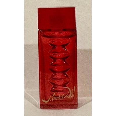 Salvador Dali Ruby Lips Eau de Toilette Mini Splash 3.5ml (.12oz) Unused