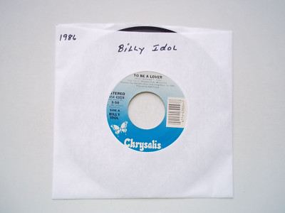 BILLY IDOL To Be A Lover / All Summer Single - 45 RPM 7'' Record 1986 CHRYSALIS