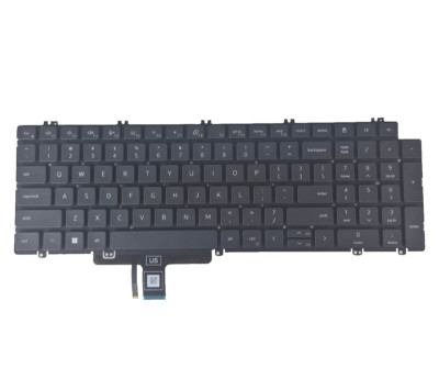 Original Dell Tastatur Latitude - QWERTY, DP/N 0RHGTP - ENGLISH Backlit Keyboard