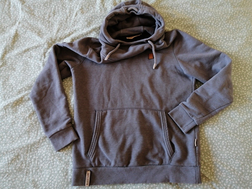 Hoodie Vintage Hollister Pour Homme Bleu En Coton Vr2 Taille L
