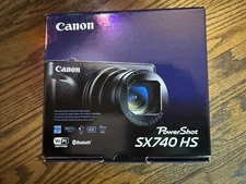 NEW Canon PowerShot SX740 HS 20.3MP Compact Digital Camera - Black