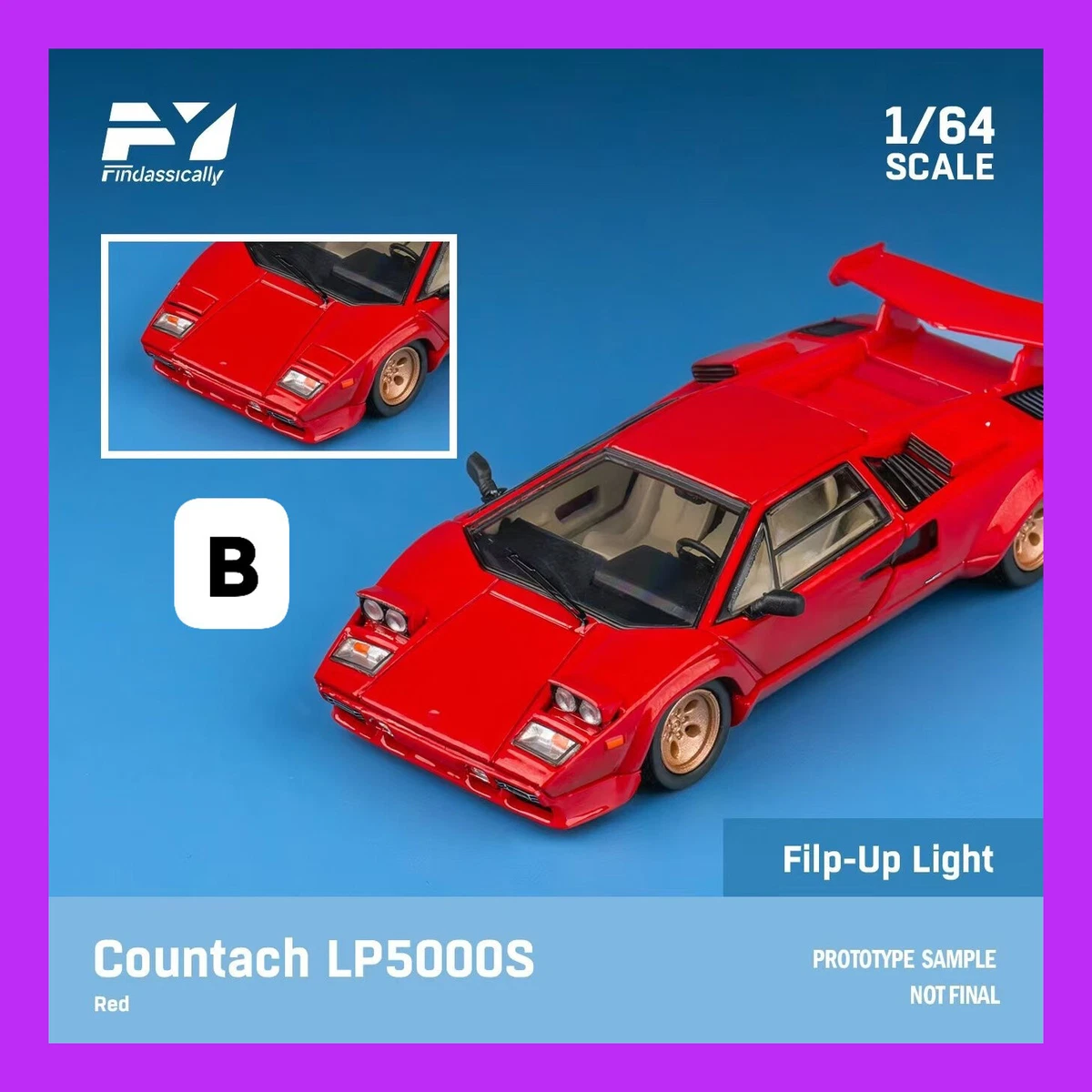エイダイ製　Lamborghini Countach LP-500S 赤 エイダイ製 Lamborghini Countach LP-500S 赤 - メルカリ