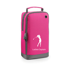Personalised ladies golf shoe bag- embroidered with golfer gift competition