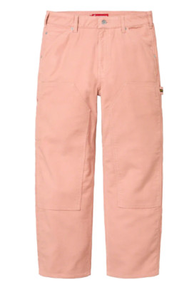 Supreme Moleskin Double Knee Painter Pant Dusty Pink Size 38 FW23