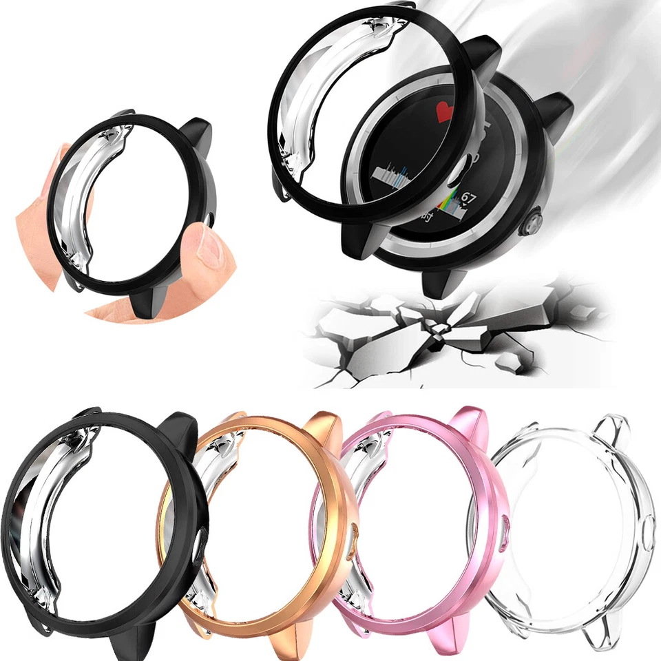 Schutzhülle Für Garmin Vivoactive 3 Silikon TPU Schutz Tasche Bumper Case Cover