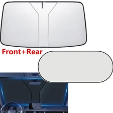 Foldable Car Front Rear Window Windshield Sun Shade Shield Cover Visor UV Block