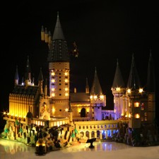 LocoLee LED Light Kit for Lego 71043 Hogwarts Castle Model Decor Lighting Set 
