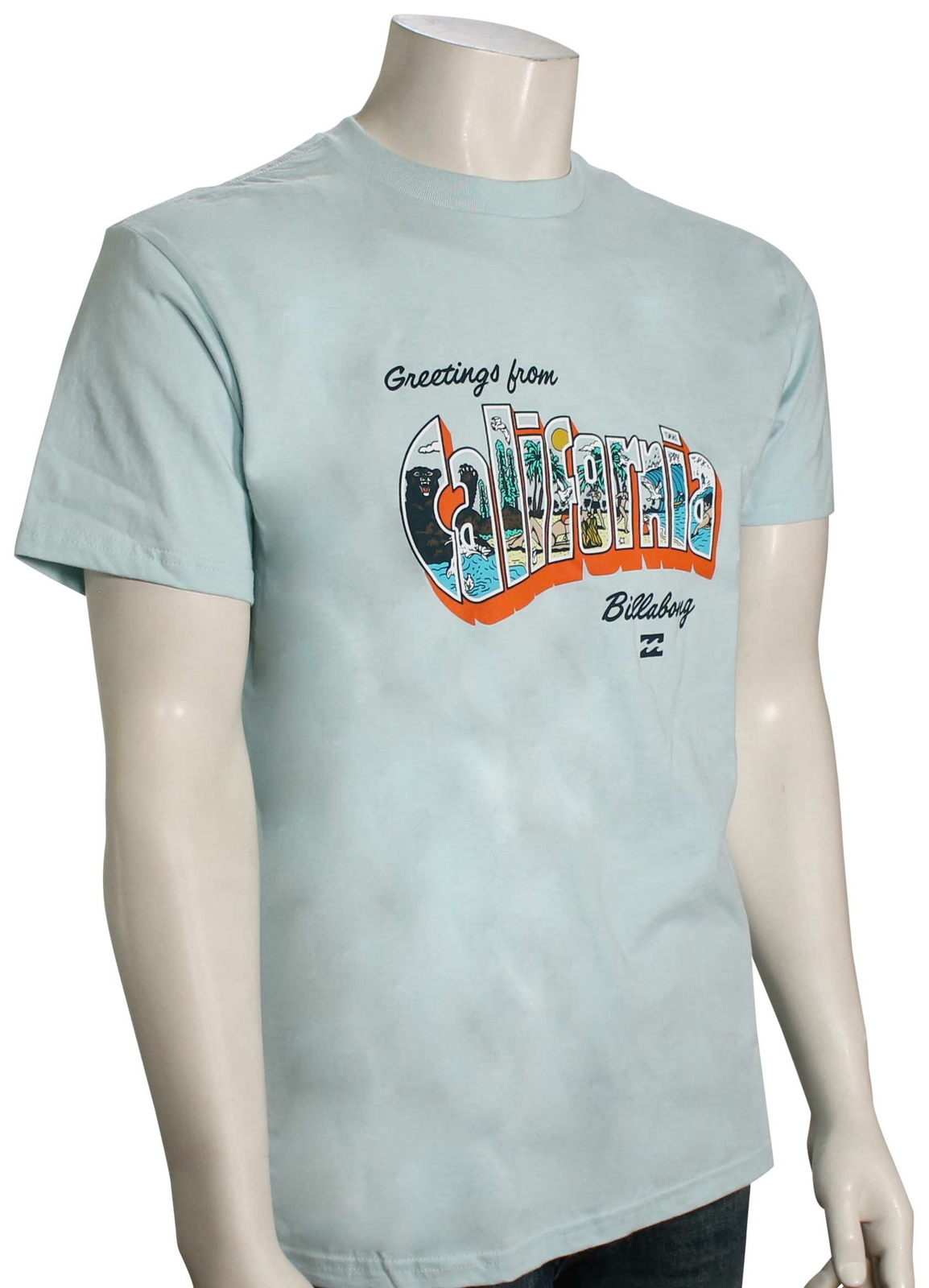 Футболка Billabong Greetings California прибрежный синий новинка 4990₽