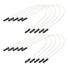 10-Pack Female to Female 1Pin Breadboard Jumper Wire 20cm Electronics Projects
