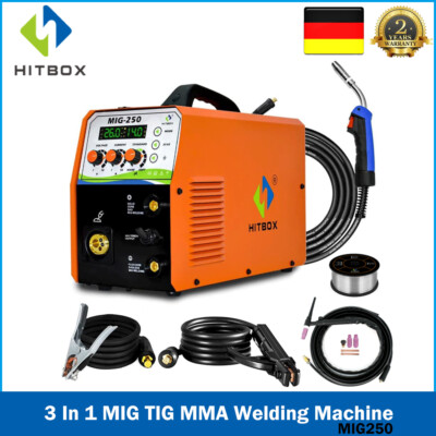 250A MAG/MIG Schutzgas-Schweißmaschine/MMA/Lift TIG, Aluminium-Schweißmaschine