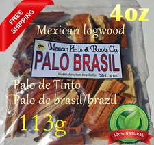 Palo brasil, palo brazil 4oz hierba/te para purificar la sangre, vias urinarias