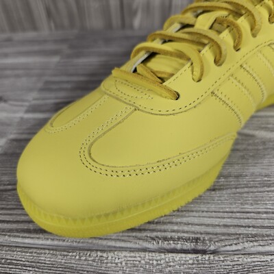 Adidas Pharrell x Samba Human Race Yellow Shoes - Men's Size