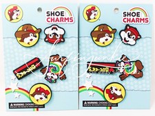 Buc-ee  s Shoe Charms Shoes Sandals Flip Flops Bag Charm Buc-ee Bucee 5pc x2 Sets