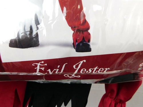Evil Jester Boy's Wicked Horror Clown Halloween Costume - 8-10 Medium #7064 - Picture 5 of 7