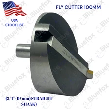 Large head size 4" Inch/ 100 mm diameter Fly cutter with Carbide Indexable tip