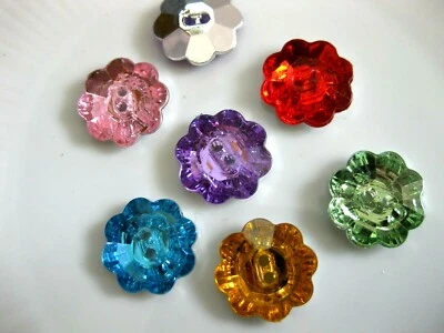 10 hübsche Knöpfe, in verschiedenen Farben,Farbe wählbar,ca.23mm , K65 - Bild 1 von 3