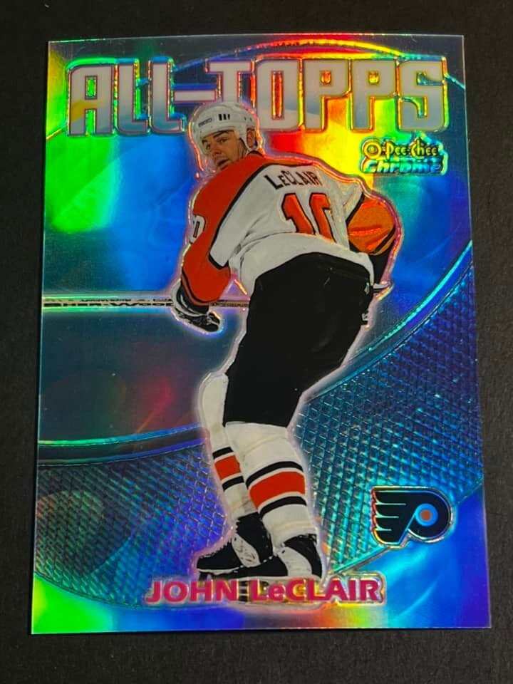 Box 3: 1999-00 OPC O PEE CHEE CHROME REFRACTOR All Topps John LeClair Flyers