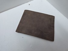 Men's Map brown lether wallet