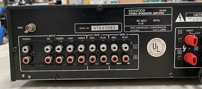 KENWOODコンポ Kenwood KA95 Stereo Integrated Reciever - SHOWN WORKING | eBay
