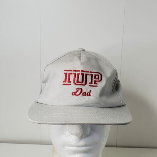VTG IUP Dad Embroidered Hat Snapback Cap Indiana University of Pennsylvania Logo - Picture 2 of 10