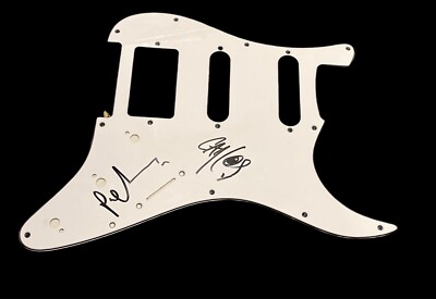 The Libertines Carl Barat und Pete Doherty handsigniertes Gitarren-Schlagbrett.