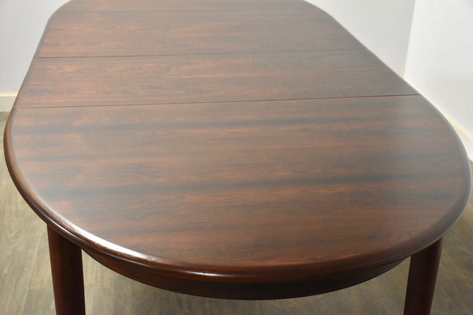 Danish Modern Rosewood Oval Dining Table | eBay