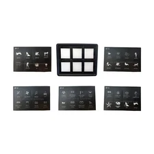 New 6 Switch Slim Touch Control Panel for Boats RV's Campers with 12V Pod Light