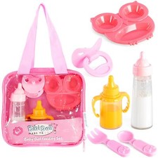 Doll Feeding Set Magic Milk Bottle Baby Doll Accessories Dummy Doll Play Sets