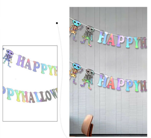 5 Meter Colorful Happy Halloween Banner Bunting Home Party Favours Decoration - Picture 3 of 7