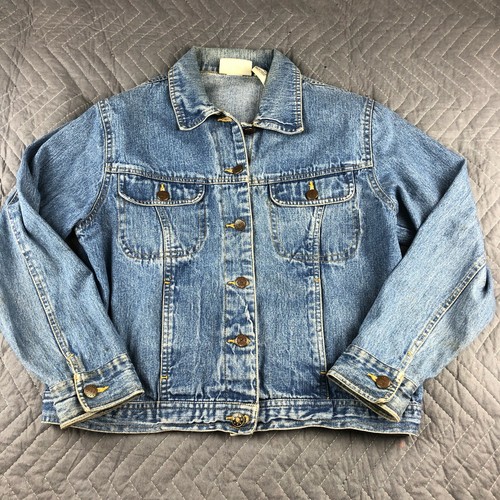 Bill Blass Denim Jacket Womens Medium M 