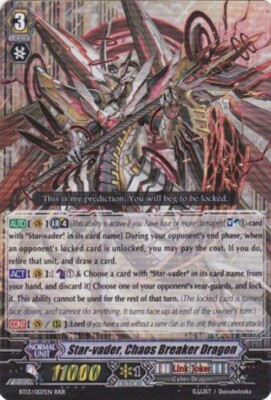 Catastrophic Outbreak Triple Rare RRR Star-vader, Chaos Breaker