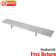 Concession Window Shelf 6ft Stainless Steel for Food Trailer Window 660lbs Load