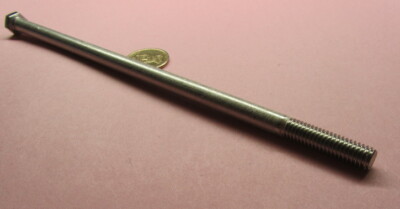 18-8 Stainless Steel Bolt, PT, 3/8-16 x 10.0'' Length, 5 pcs