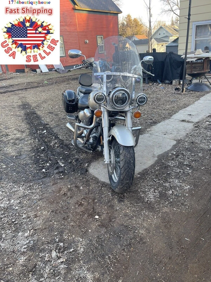 PROTECTOR MOTOR 1.5" BARRA DE CHOQUE CARRETERA YAMAHA ROADSTAR XV1600 XV XV1700 SILVERADO Foto 3 de 4