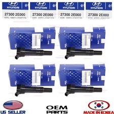 Genuine Ignition Coil 4pcs 11-21 Hyundai Elantra Tucson Forte Soul 273002E000