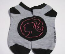 NWOT SZ 9-11 BARBIE THEMED LOW-CUT WOMEN'S SOCKS-BARBIE SILHOUETTE